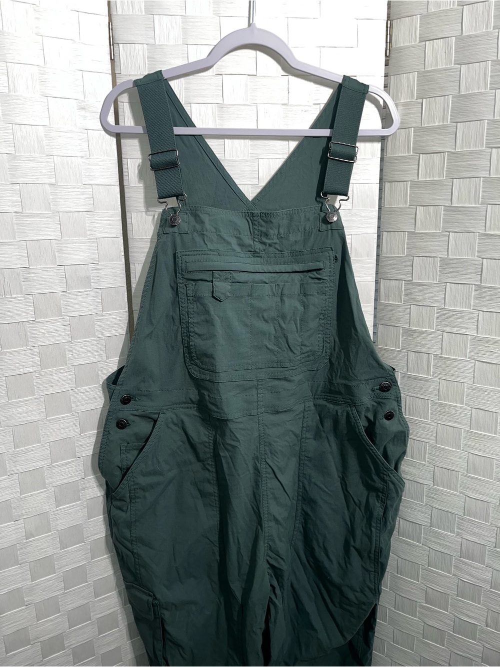 Duluth Trading Co Green Heirloom Gardening Bib Ripstop Overalls Womens XL X 31 - Picture 3 of 10